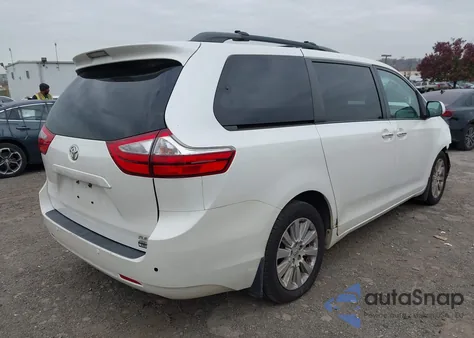 2015 Toyota Sienna Xle Premium 7 Passenger z USA, uszkodzony, nr VIN 5TDDK3DC6FS117993